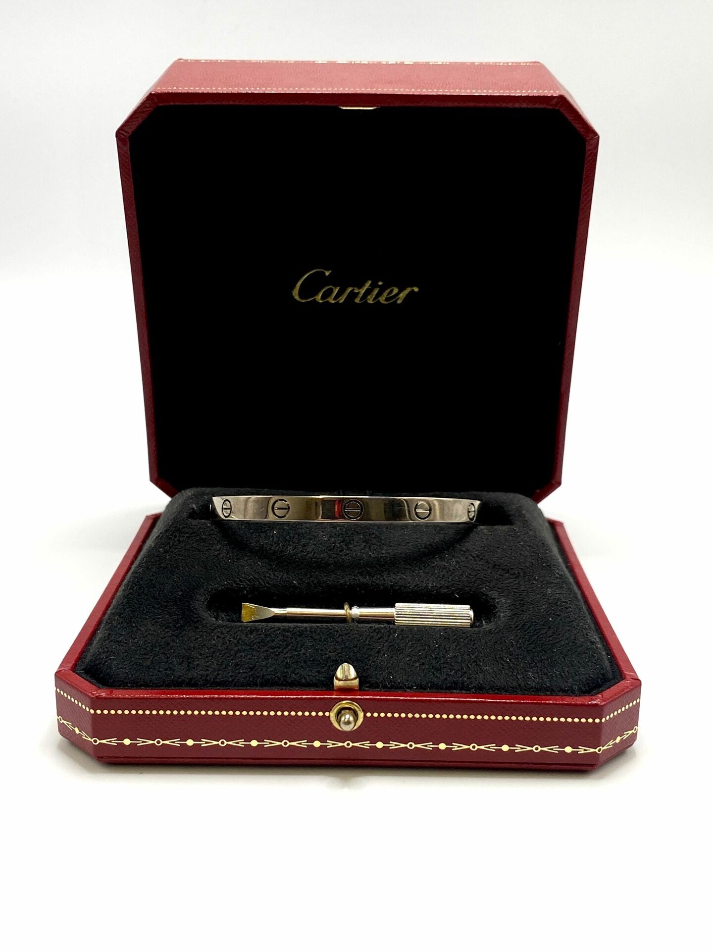 Bracelet Jonc CARTIER Love Classique en or blanc