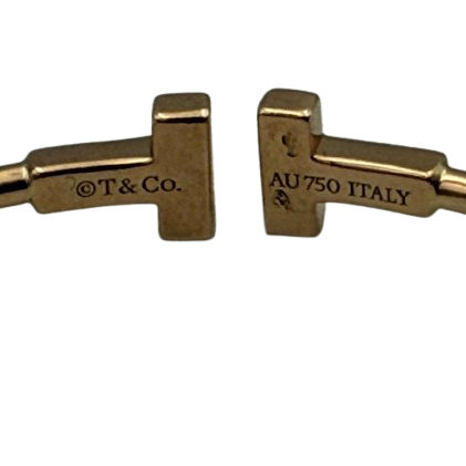 Bracelet Jonc TIFFANY & CO. "T Wire" en or rose