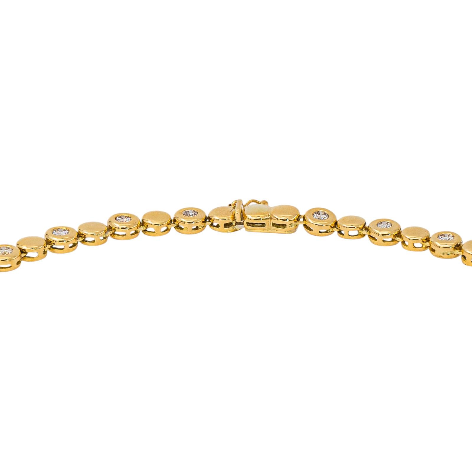 Collier Or jaune Diamant