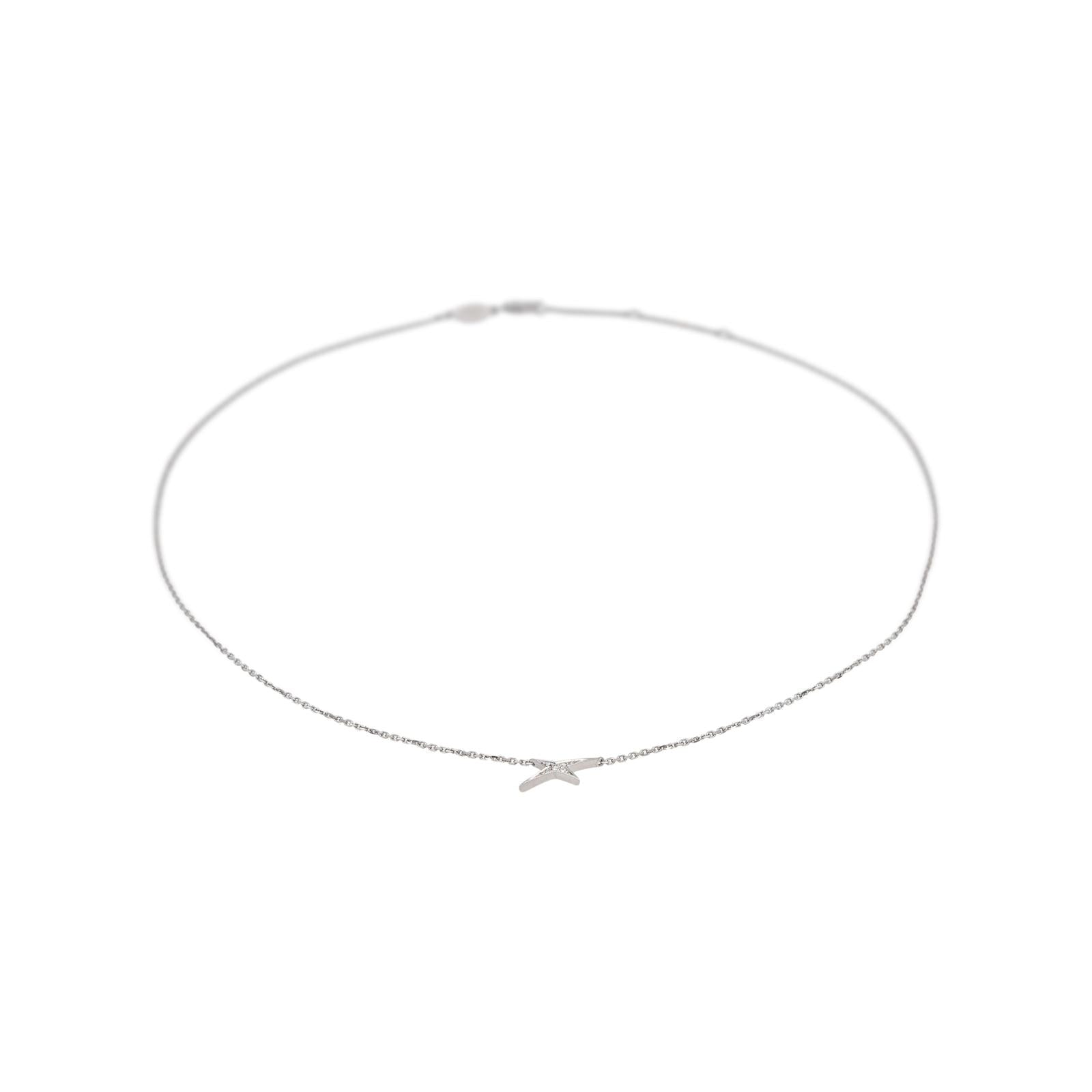 Mauboussin Collier  French Valentine Or blanc  Diamant