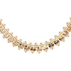 Collier maille de grecques Or rose