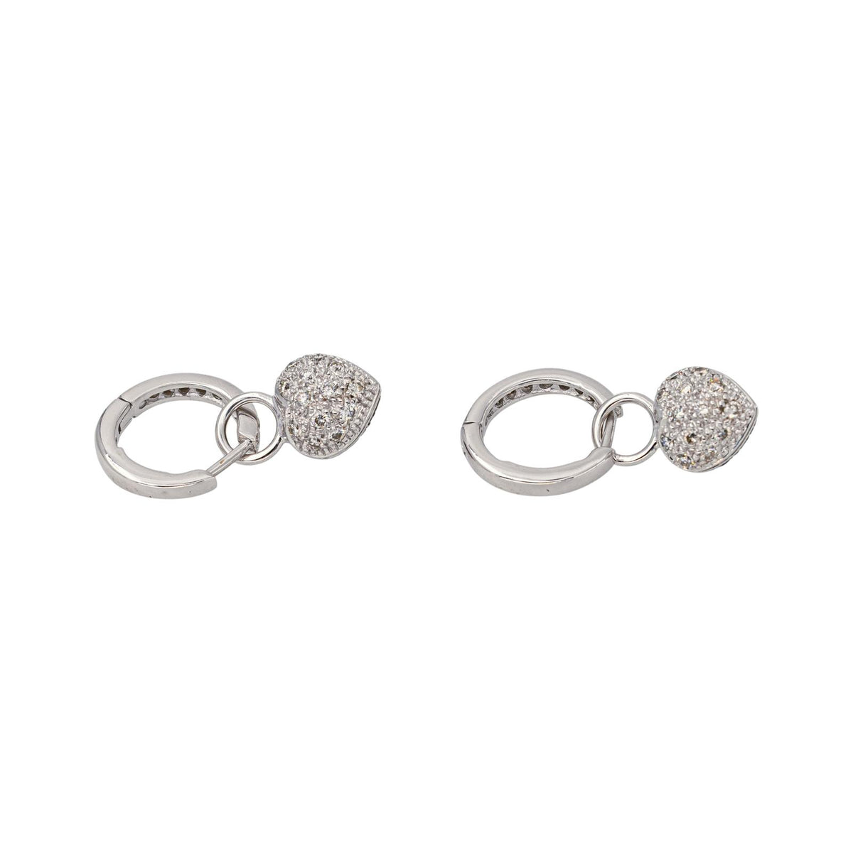 Boucles d'oreilles Or blanc Diamant