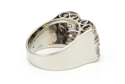 Bague Tank en or blanc et diamants