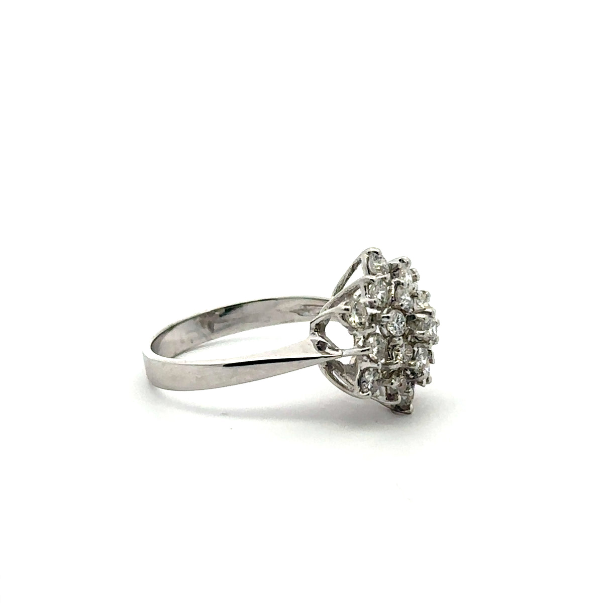 Bague Cocktail en or blanc et diamants