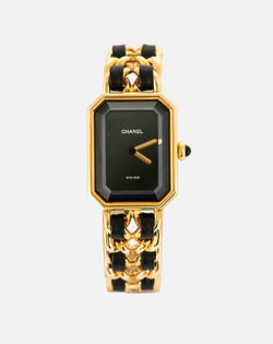 Montre CHANEL Première – Plaqué or / Taille L