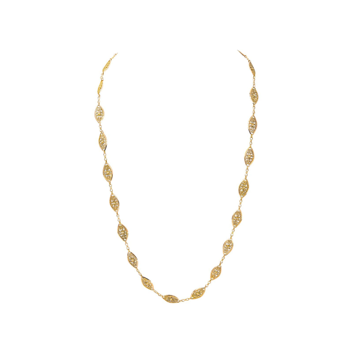Collier Maille filigrane Or jaune