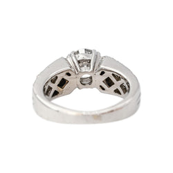 Bague Solitaire Or blanc Diamant