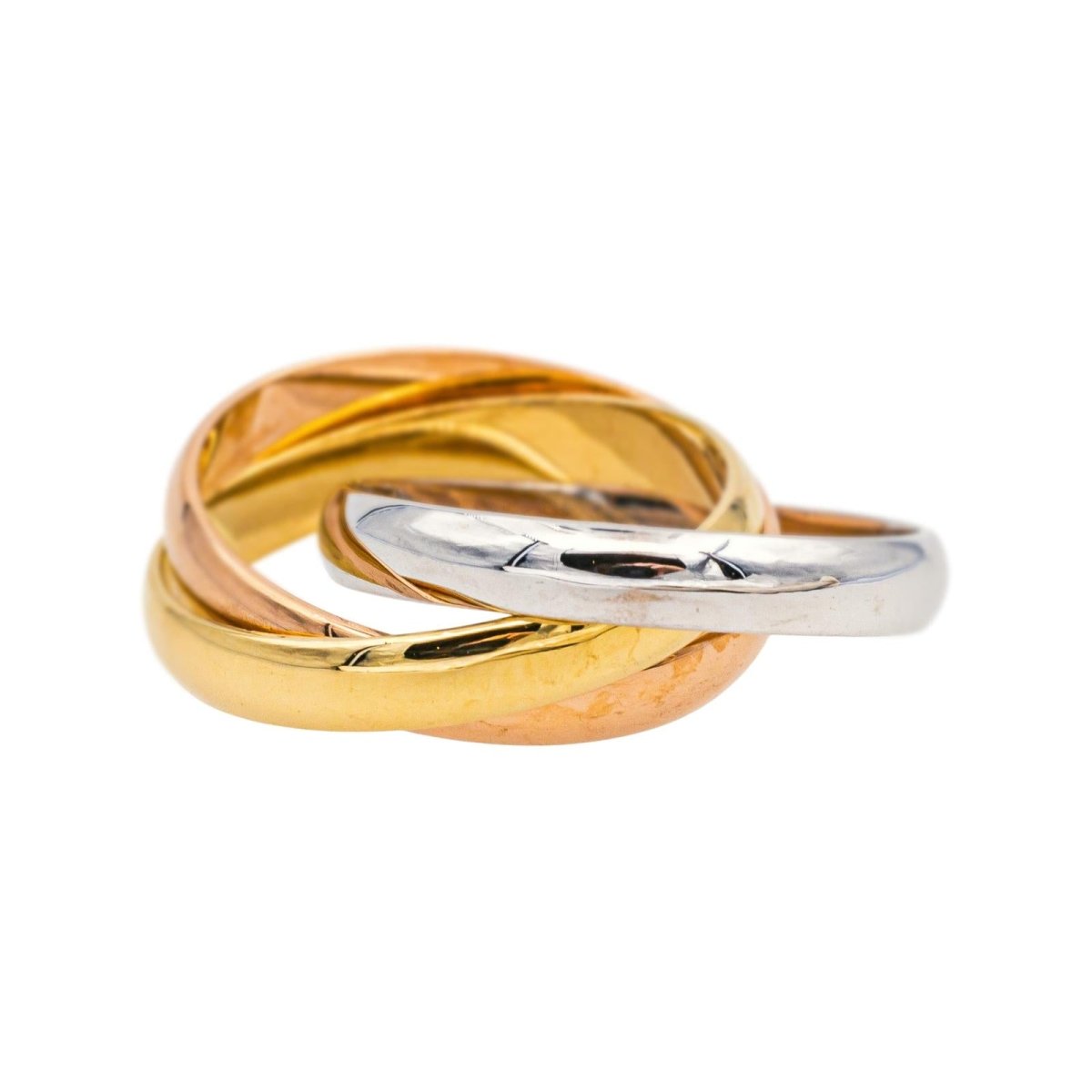 Cartier Alliance CARTIER "Trinity" en or jaune, or blanc et or rose - Castafiore