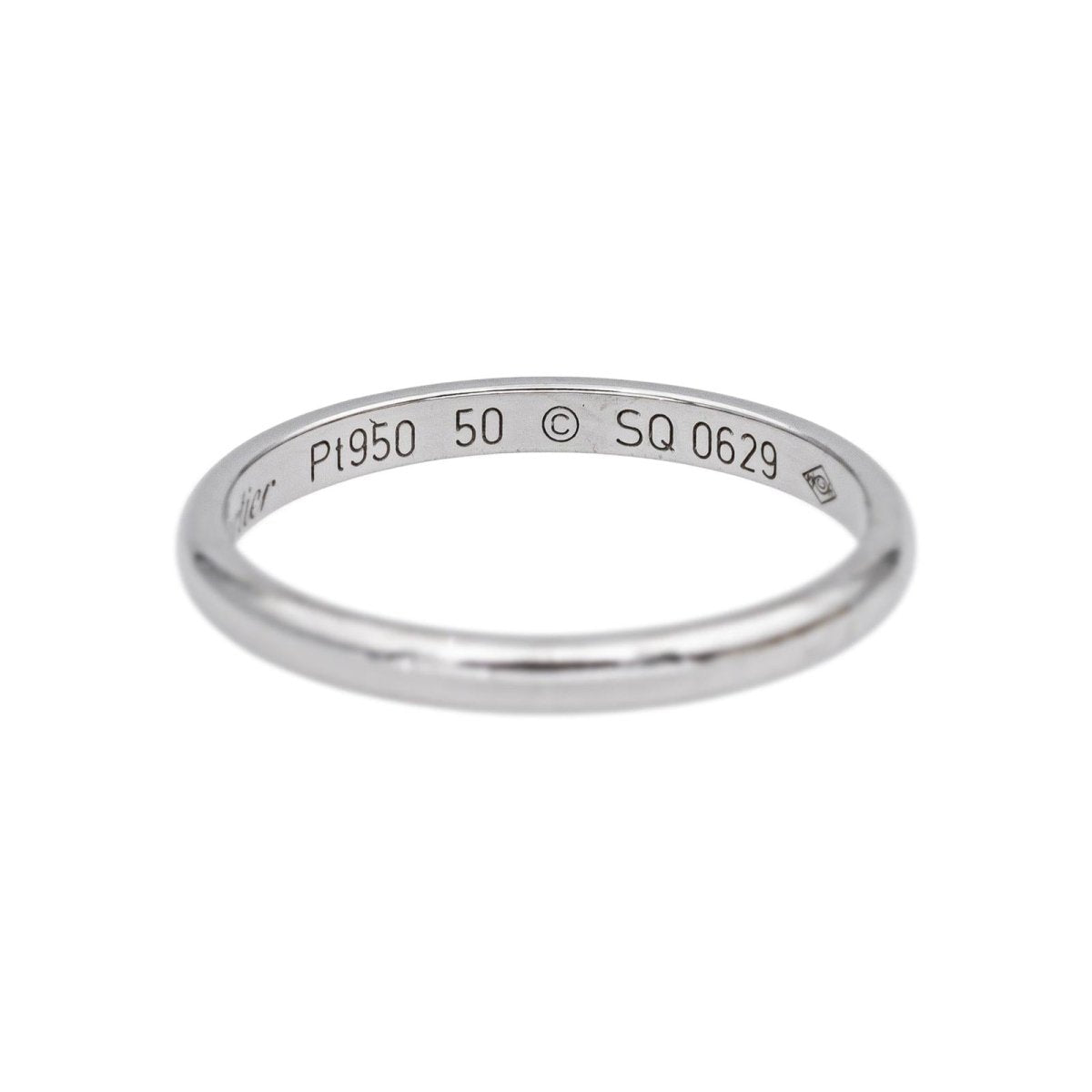 Cartier Bague Alliance 1895 Platine - Castafiore