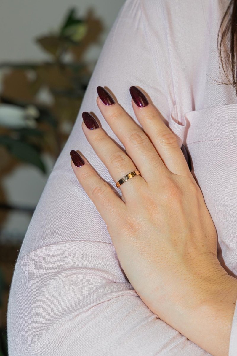 Cartier Bague Alliance Love Or rose - Castafiore