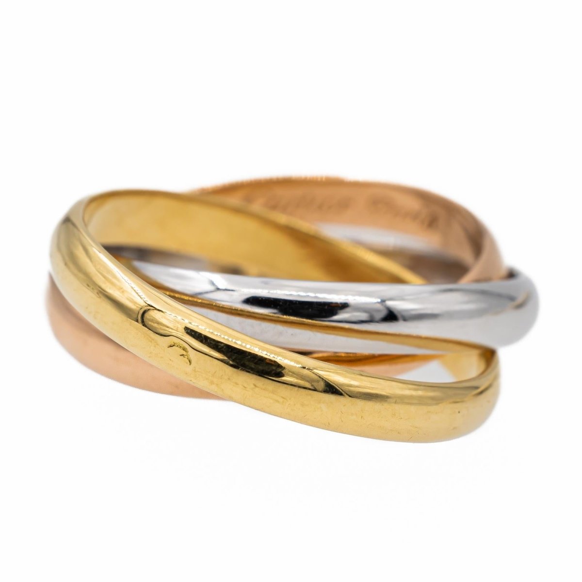 Cartier Bague Alliance Trinity Or jaune - Castafiore