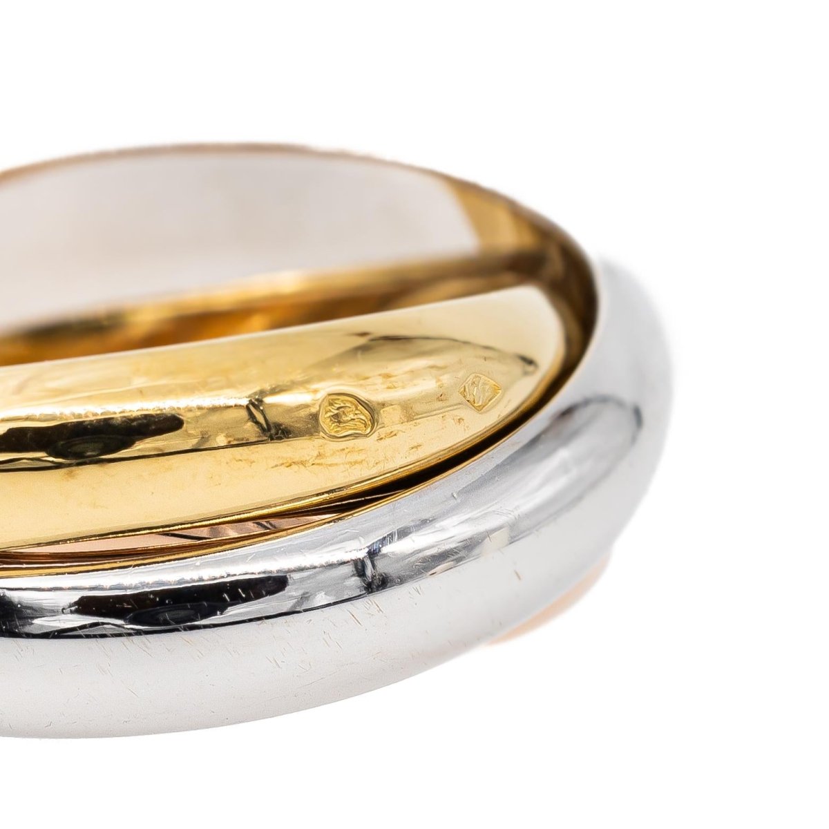 Cartier Bague Alliance Trinity Or jaune - Castafiore