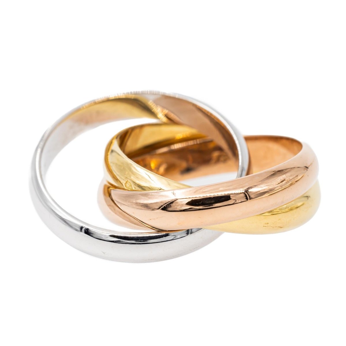 Cartier Bague Alliance Trinity Or jaune - Castafiore