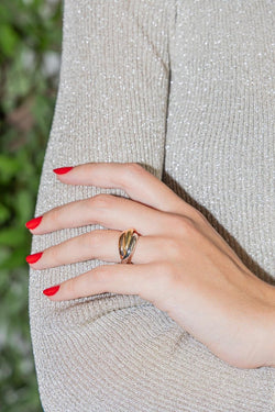 Cartier Bague Alliance Trinity Or jaune - Castafiore