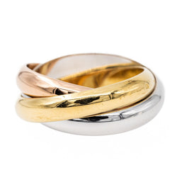 Cartier Bague Alliance Trinity Or jaune - Castafiore