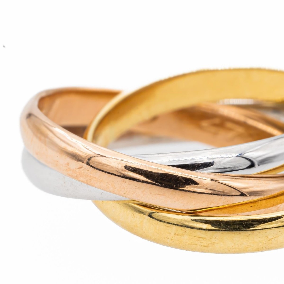 Cartier Bague Alliance Trinity Or jaune - Castafiore