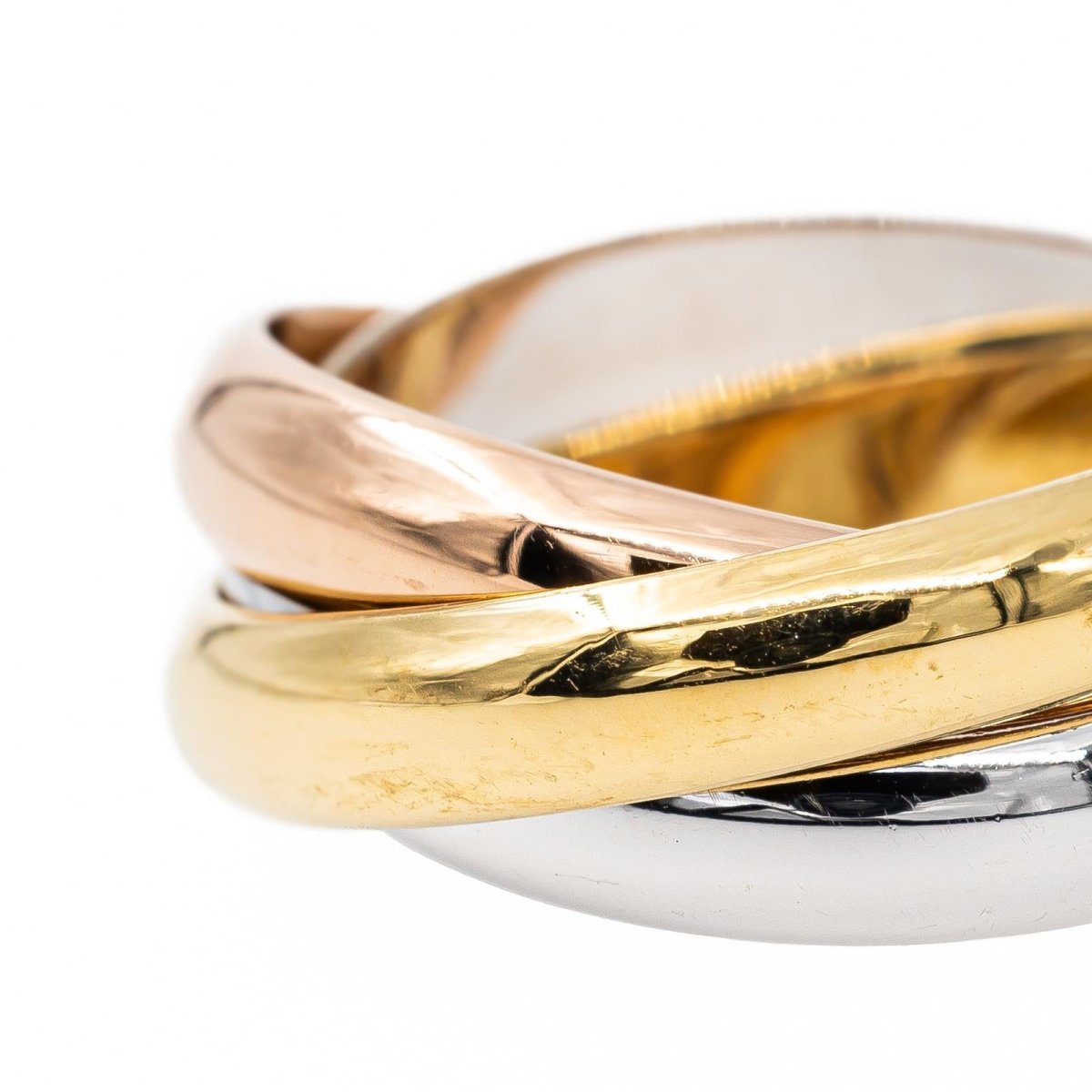 Cartier Bague Alliance Trinity Or jaune - Castafiore