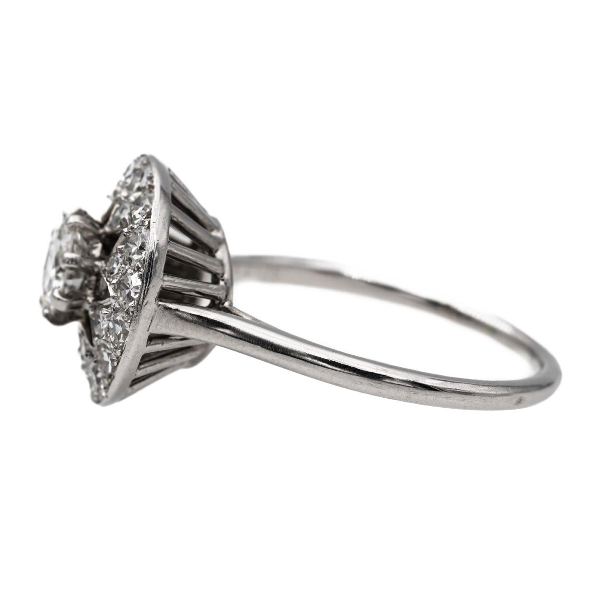 CARTIER ring in platinum and diamonds – Castafiore