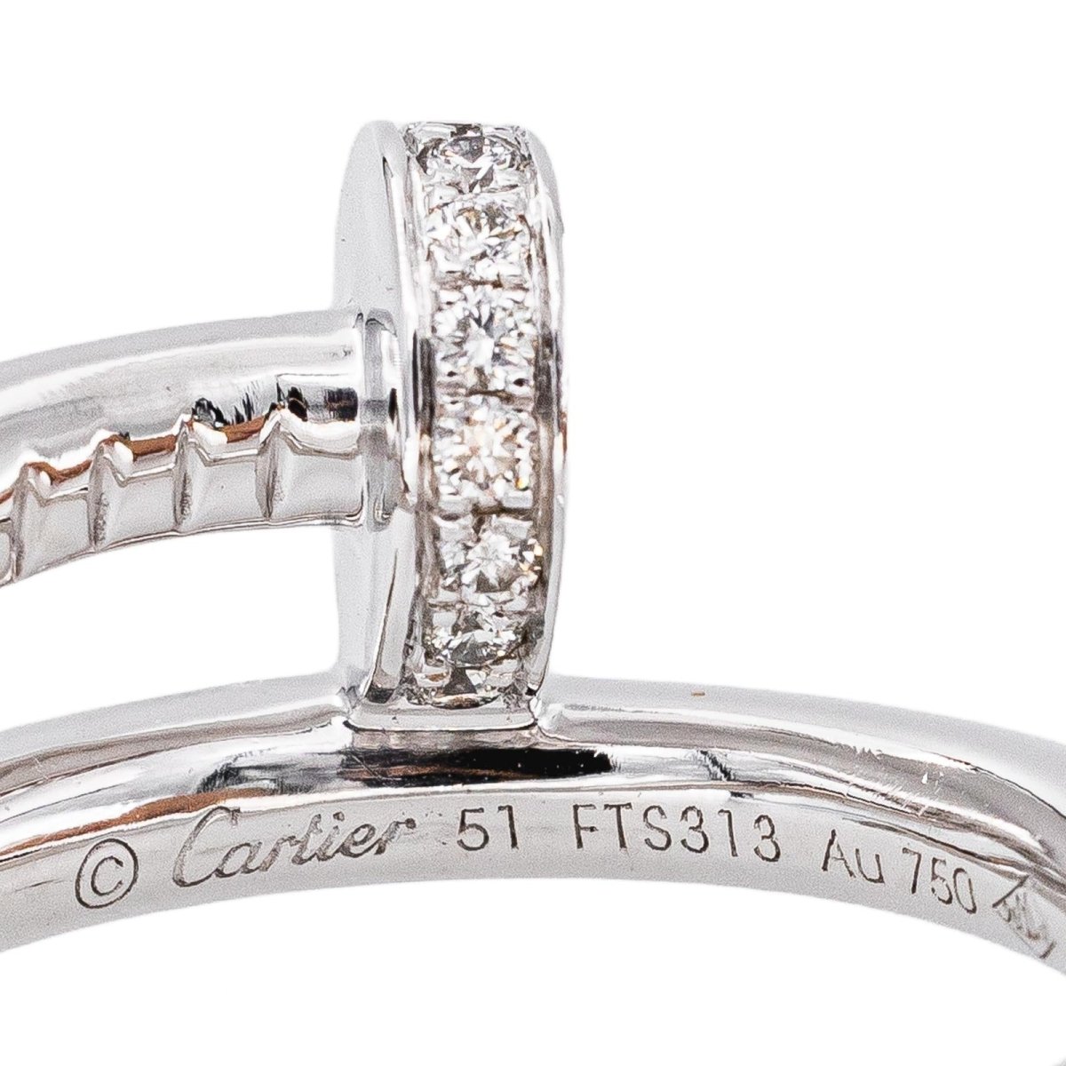 Cartier Bague Juste un clou Or blanc Diamant - Castafiore