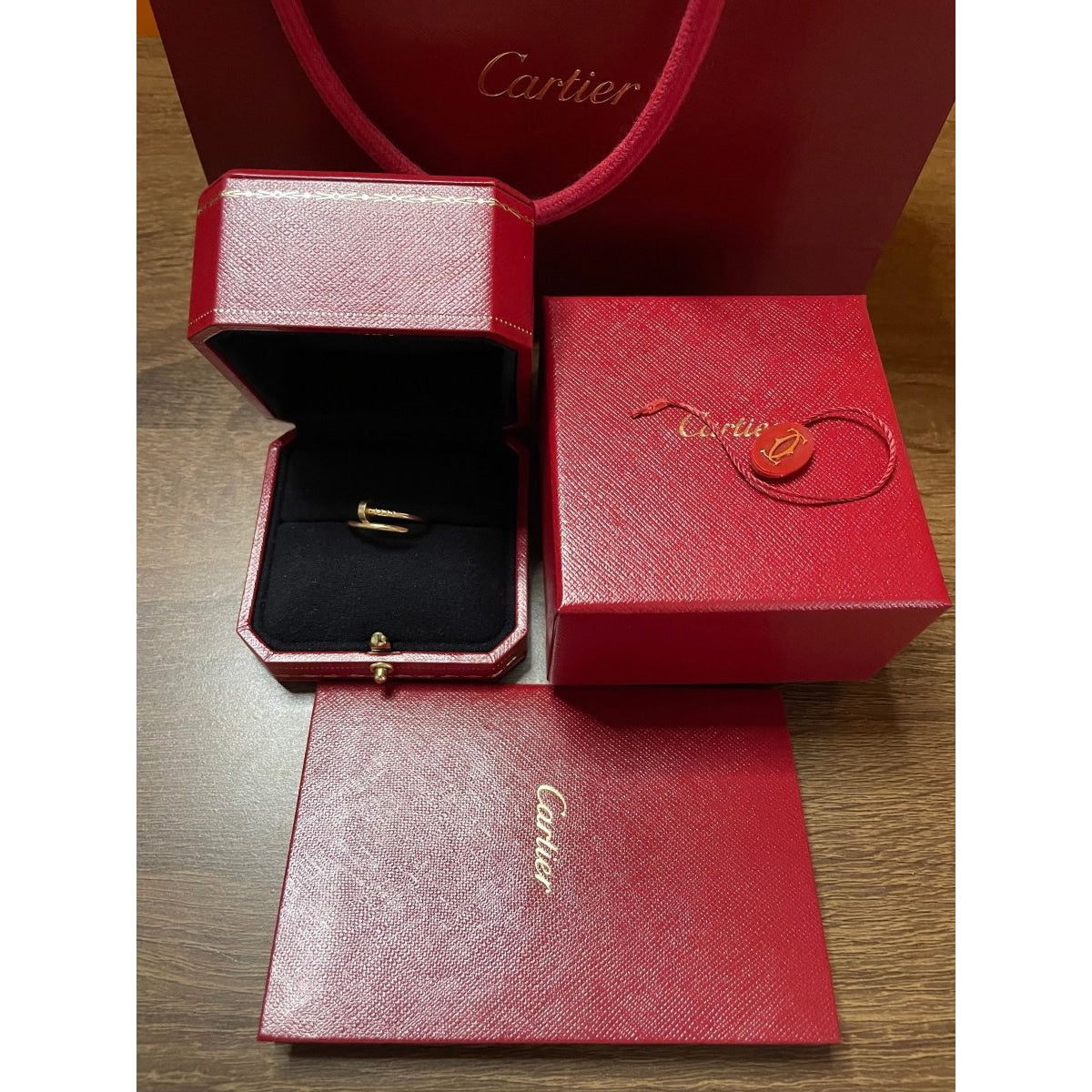 Cartier - bague « juste un clou » or rose PM - Castafiore