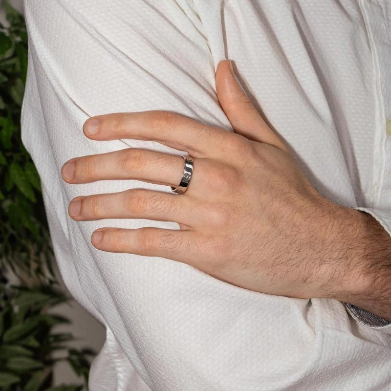 Cartier Bague Love Or blanc - Castafiore