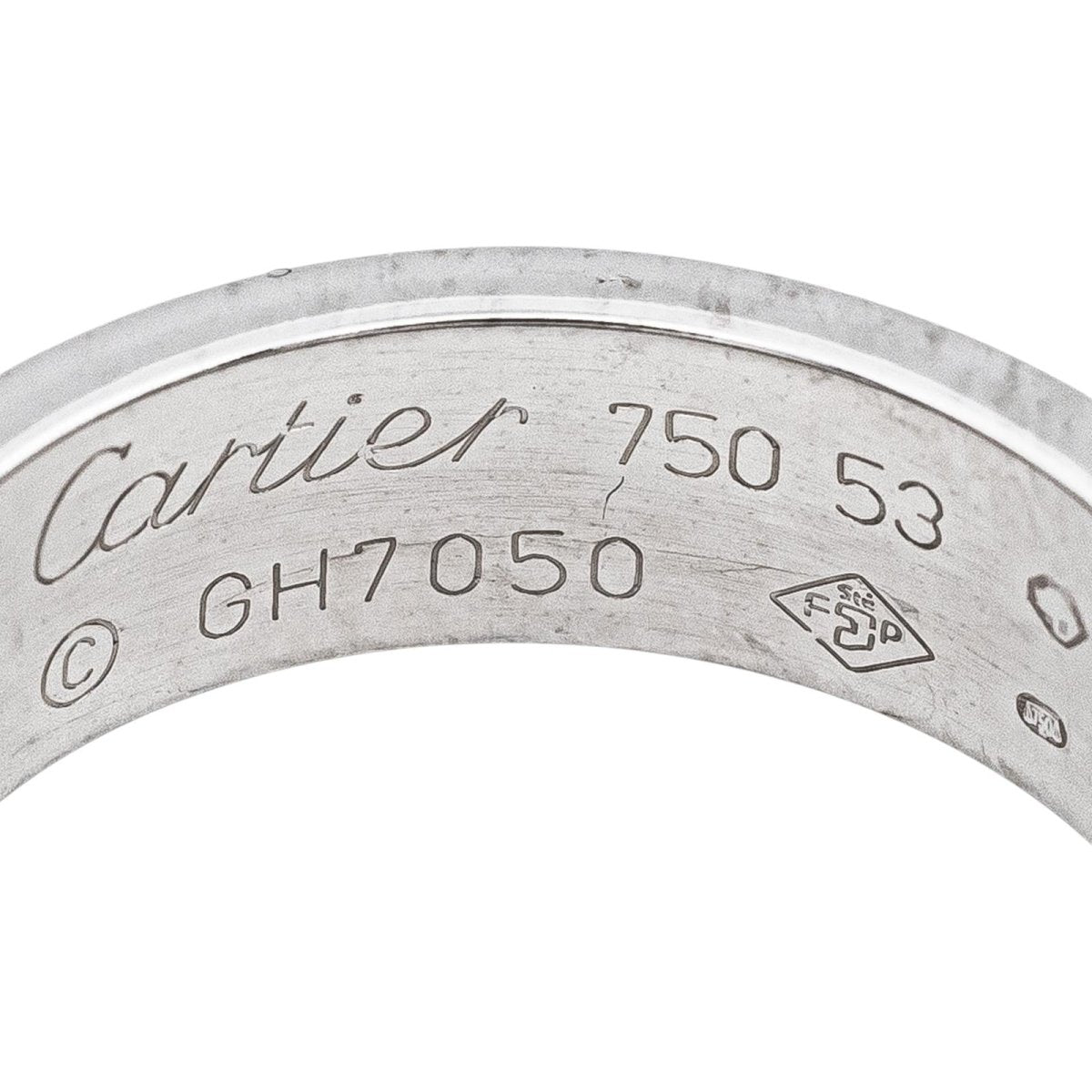 Cartier Bague Love Or blanc - Castafiore