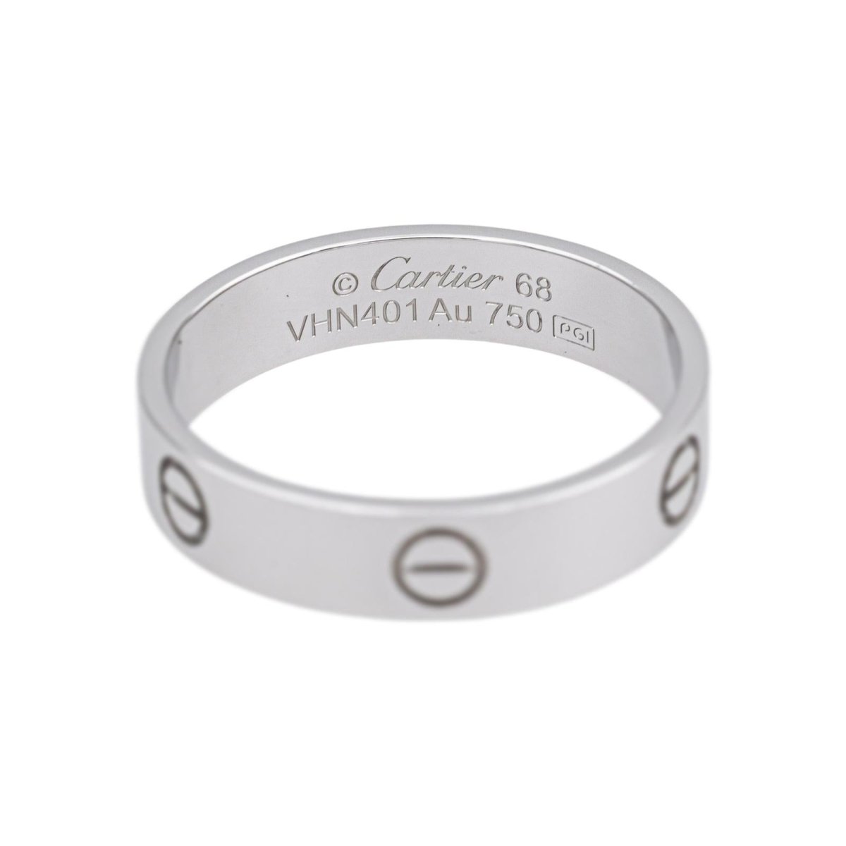 Cartier Bague Love Or blanc - Castafiore