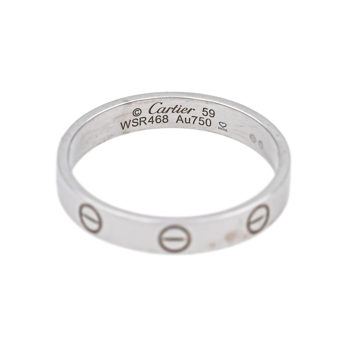 Cartier Bague Love Or blanc - Castafiore