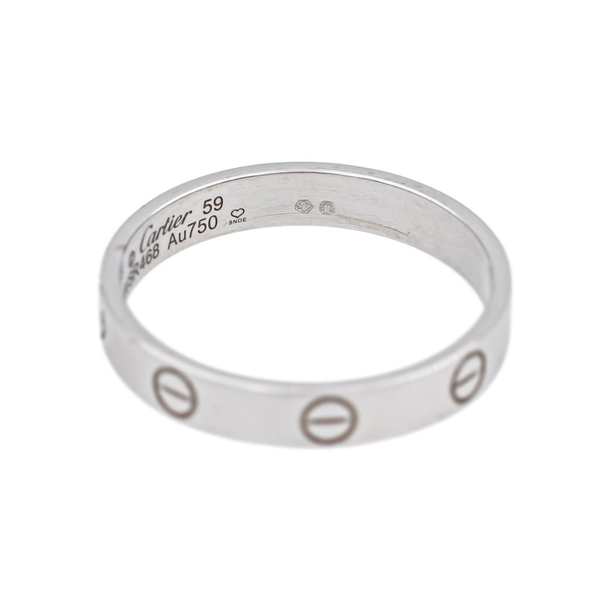 Cartier Bague Love Or blanc - Castafiore