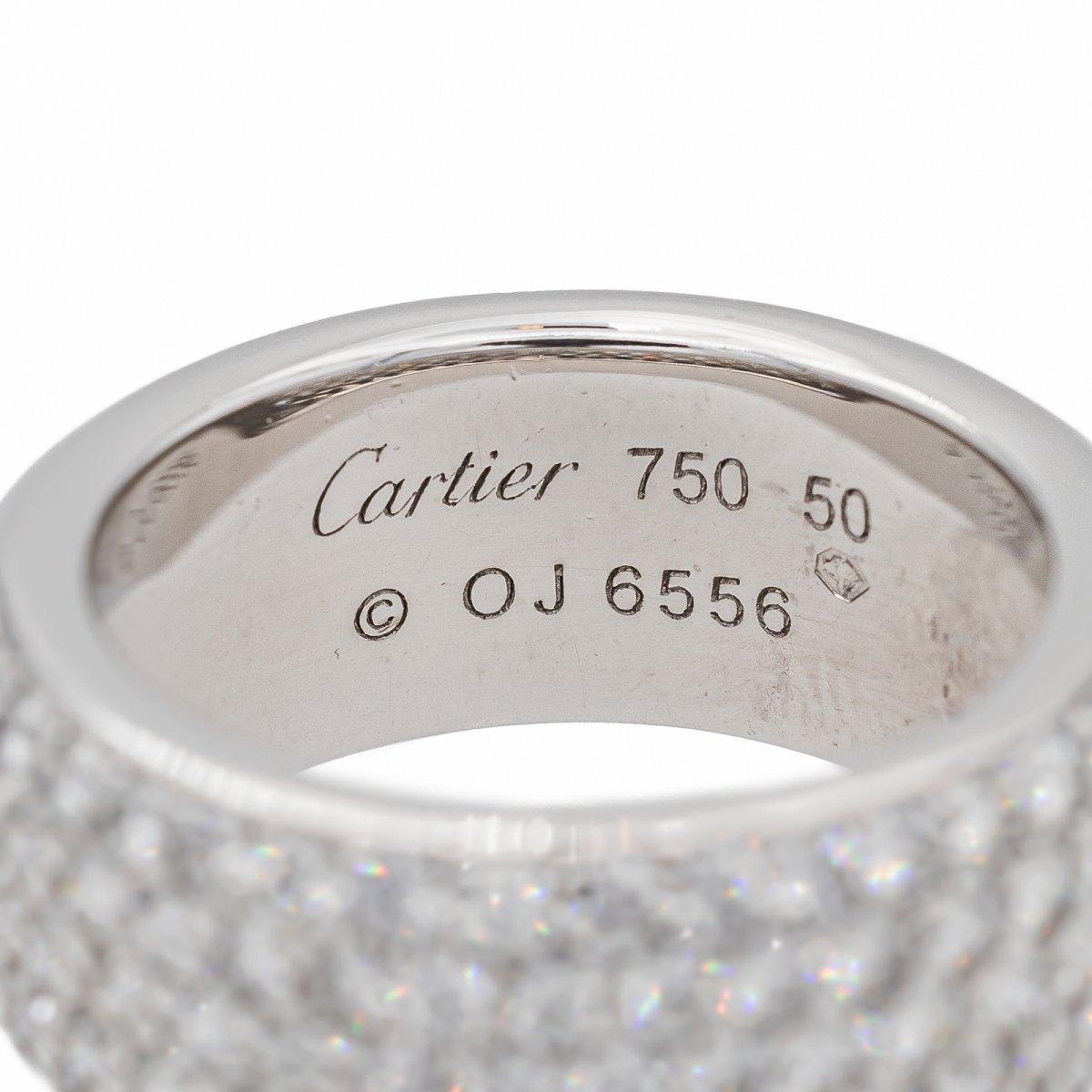 Cartier Bague Nouvelle Vague Or blanc Diamant - Castafiore