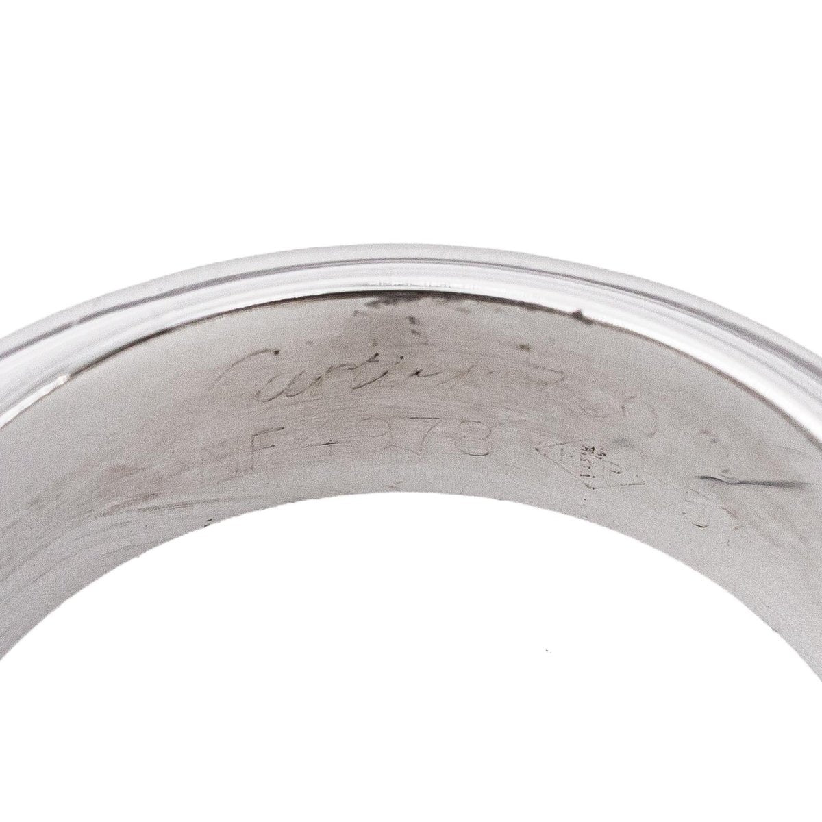 Cartier Bague Santos Or blanc Quartz - Castafiore