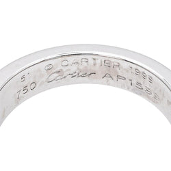 Cartier Bague Tank Or blanc Aigue-marine - Castafiore