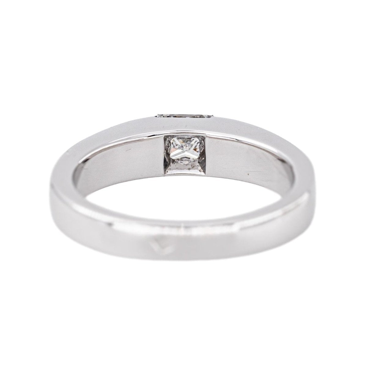 Cartier Bague Tank Or blanc Diamant - Castafiore