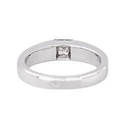 Cartier Bague Tank Or blanc Diamant - Castafiore