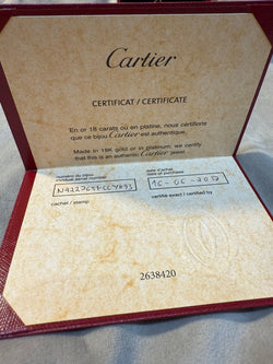 Cartier - Bague Trinity - Petit modèle - Pavée diamants - Castafiore