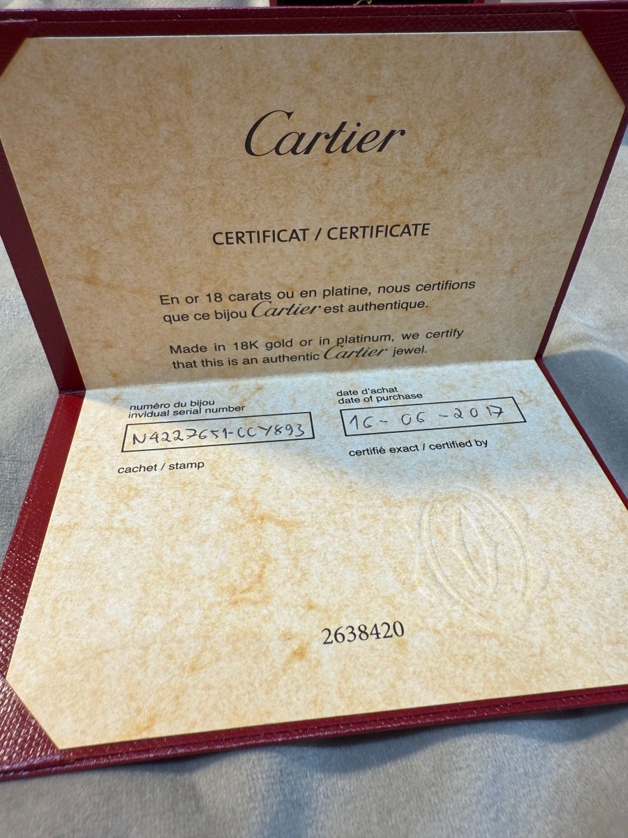 Cartier - Bague Trinity - Petit modèle - Pavée diamants - Castafiore