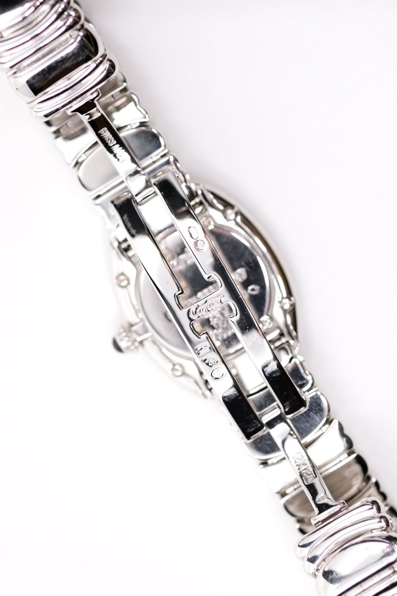 Cartier Baignoire "Casque d'or" Or blanc - v. 1990 - Castafiore