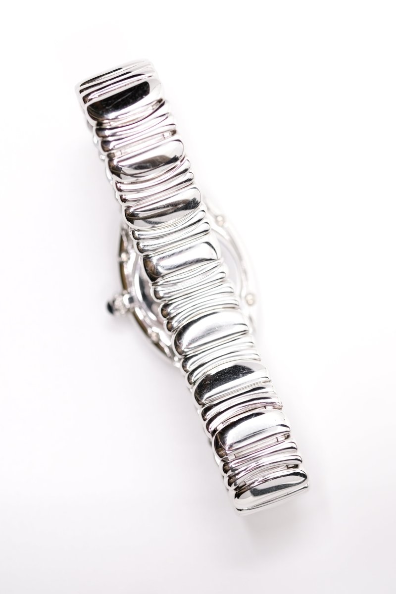 Cartier Baignoire "Casque d'or" Or blanc - v. 1990 - Castafiore