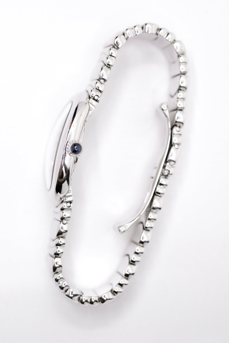 Cartier Baignoire "Casque d'or" Or blanc - v. 1990 - Castafiore