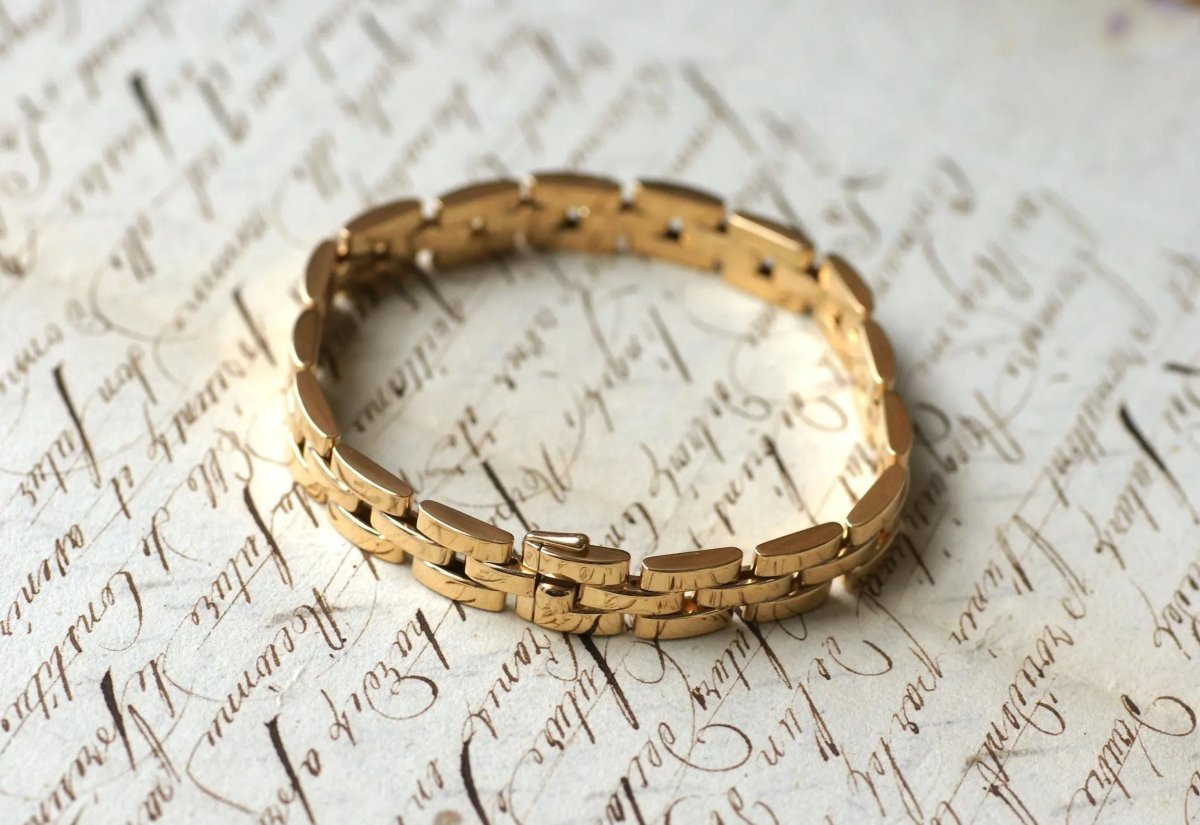 Cartier Bracelet Maille Panthère Or jaune - Castafiore