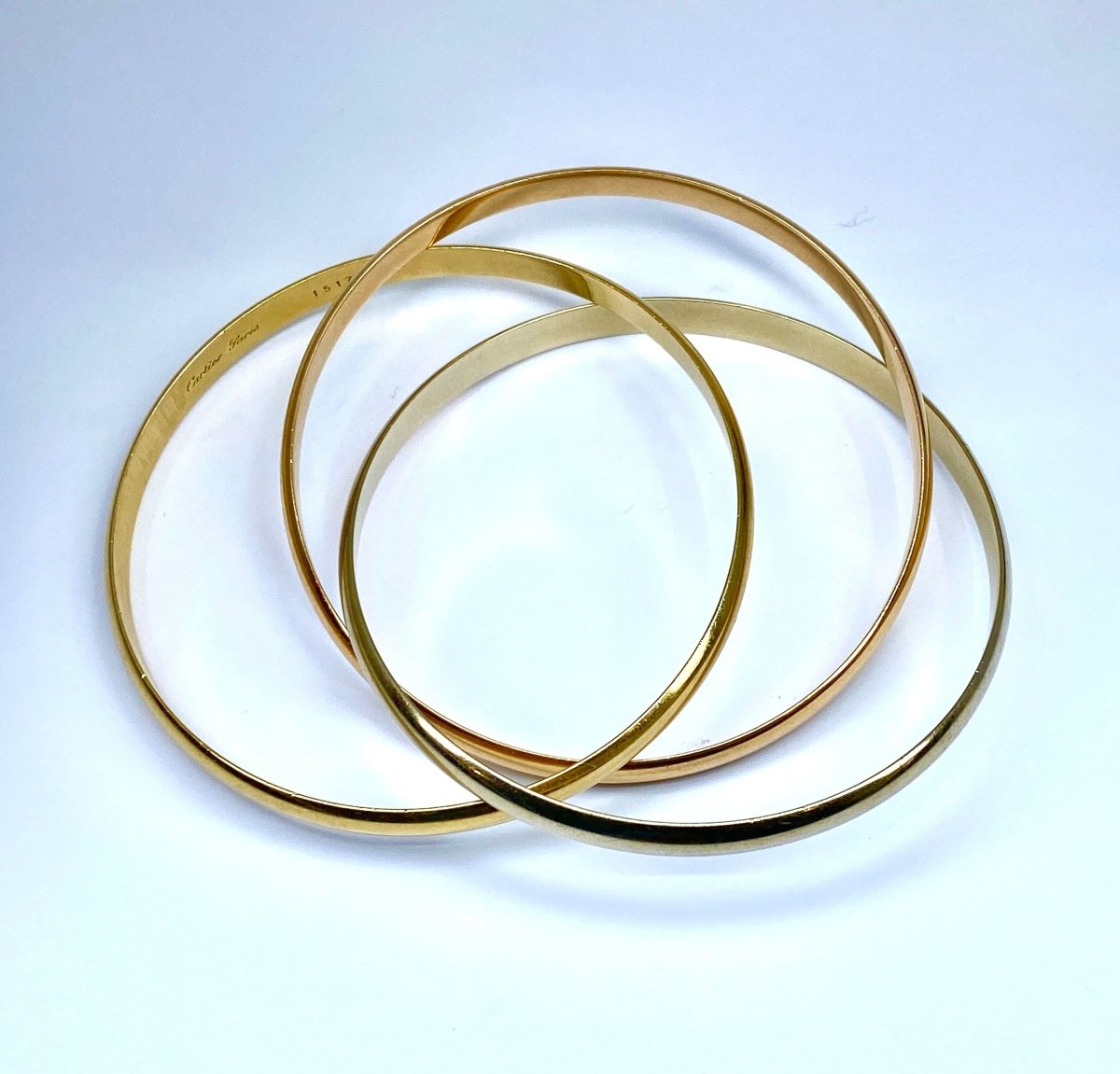 Cartier bracelet Trinity or 18 carats jaune, rose, blanc - Castafiore