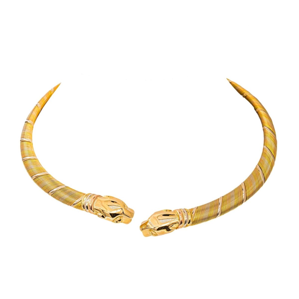 Cartier Collier Torque Panthère Or jaune - Castafiore