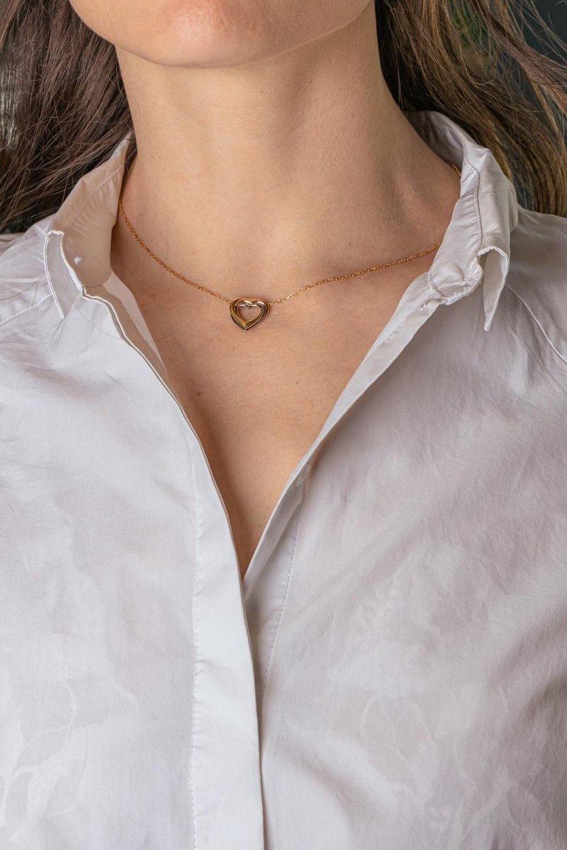 Cartier Collier Trinity Or rose - Castafiore
