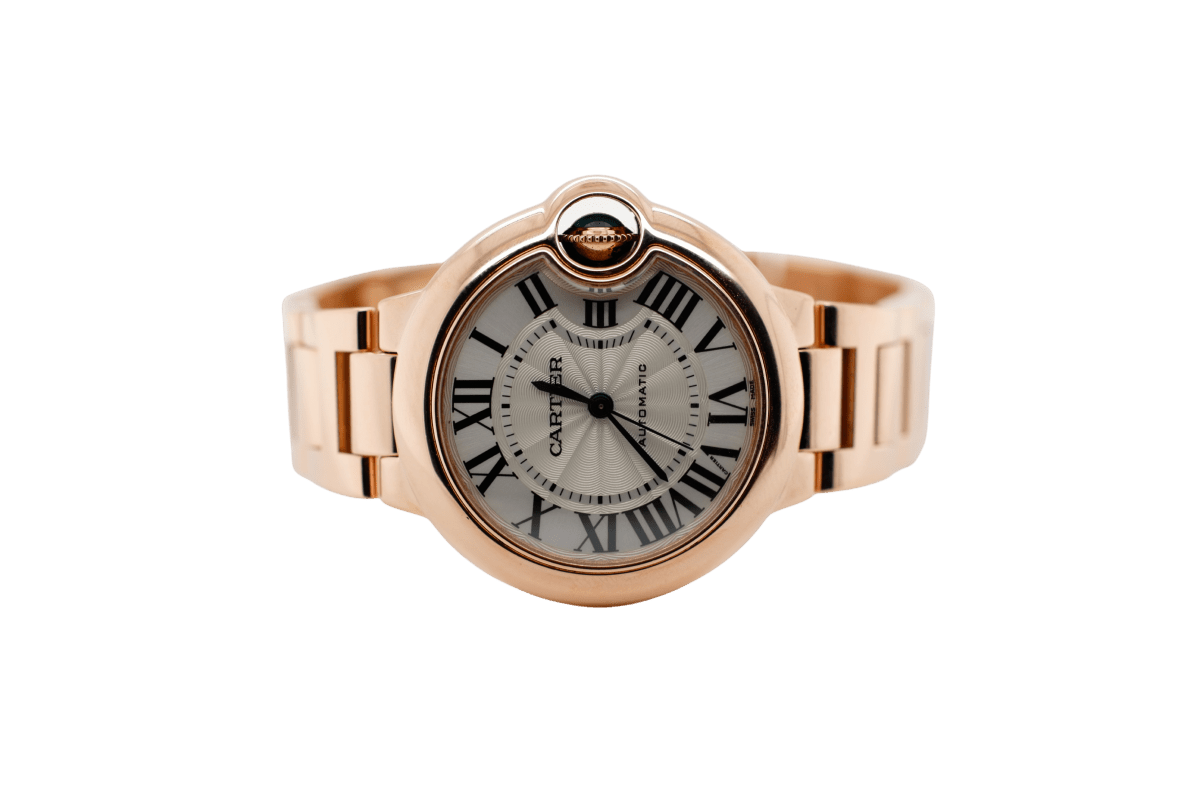 Cartier - Montre Ballon Bleu Or Rose - 33 mm - Castafiore