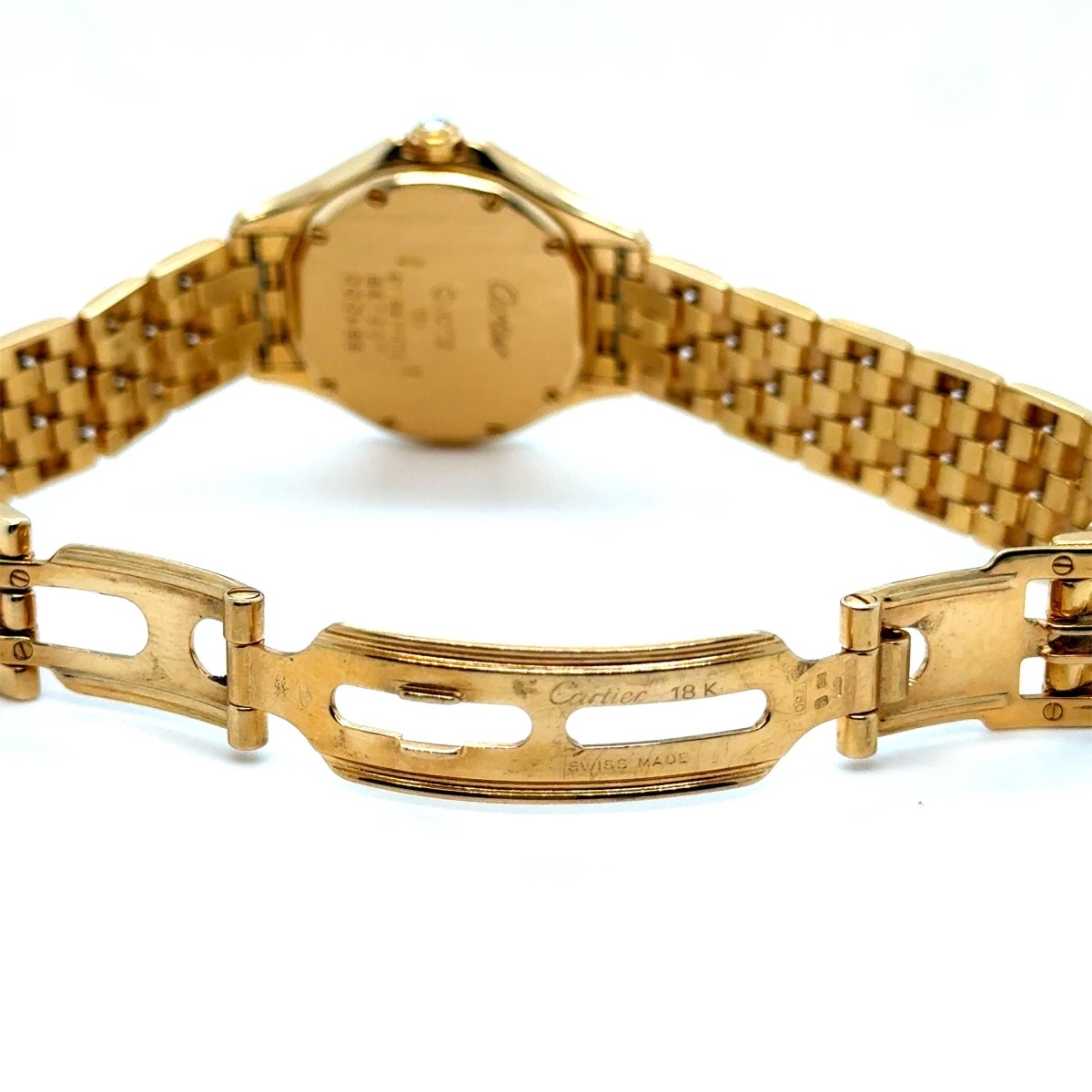 Cartier - Montre Cougar - Or Jaune et Diamants - Castafiore