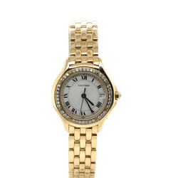 Cartier - Montre Cougar - Or Jaune et Diamants - Castafiore