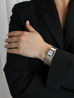 CARTIER Montre Santos vintage or acier - Castafiore