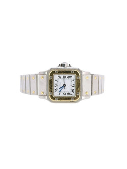CARTIER Montre Santos vintage or acier - Castafiore