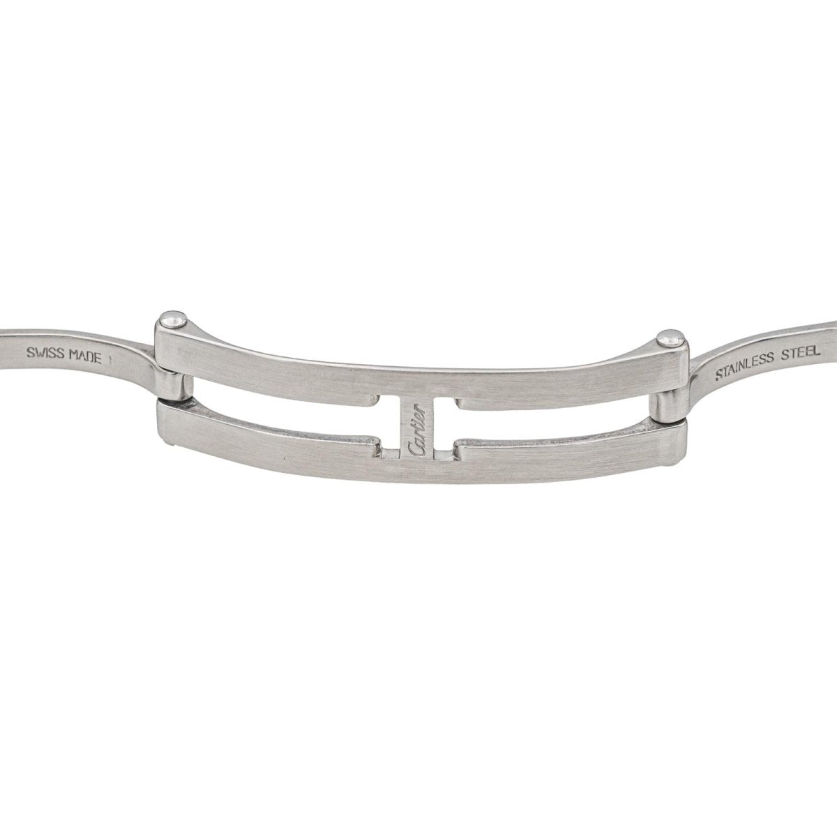 Cartier Montre Tank en acier - Castafiore