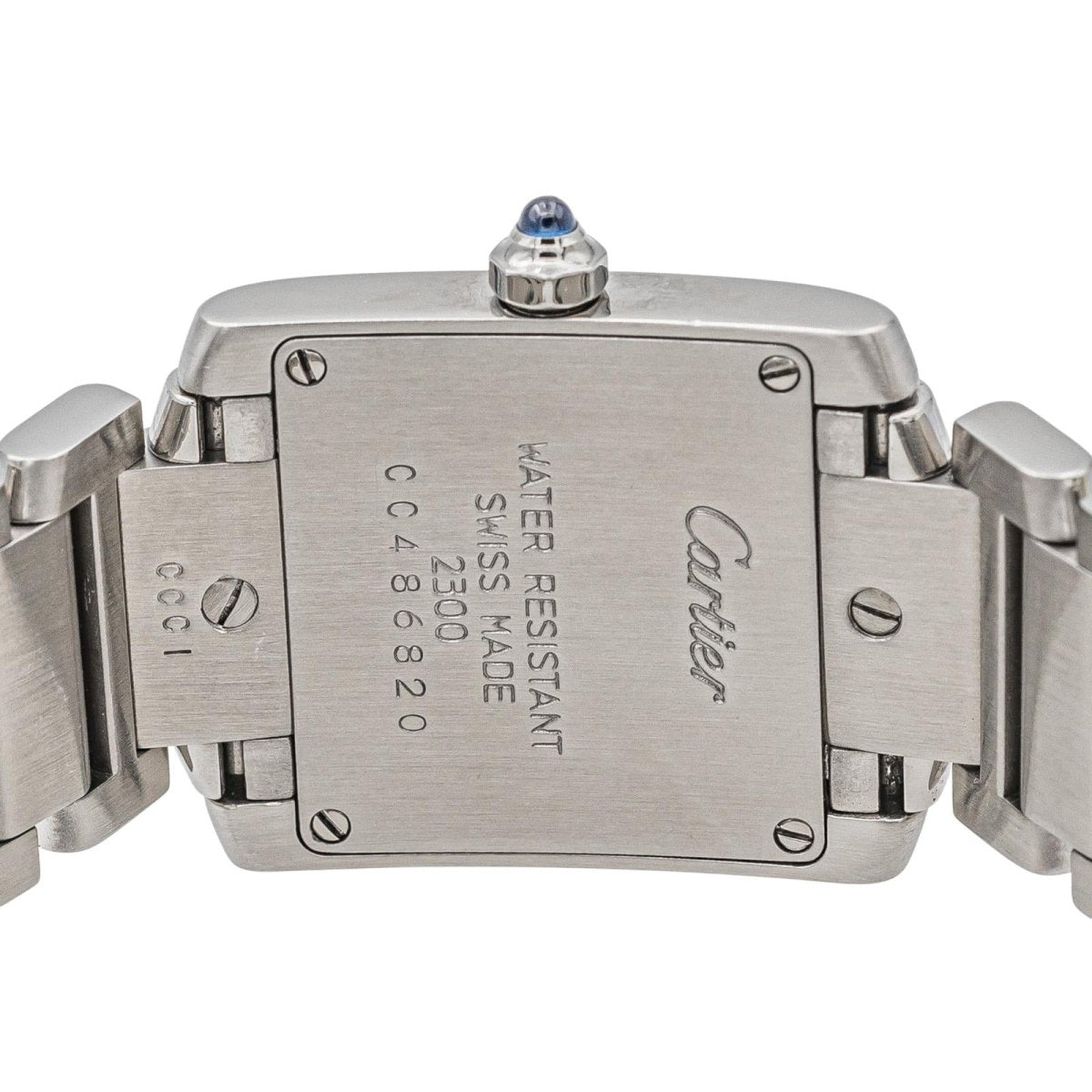 Cartier Montre Tank en acier - Castafiore